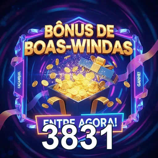 Tela com bônus exclusivo em casino gaming na 3831