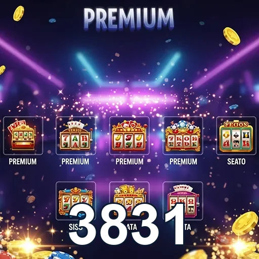 Imagem de jogos no site 3831, com destaque para a variedade de jogos disponíveis na plataforma.