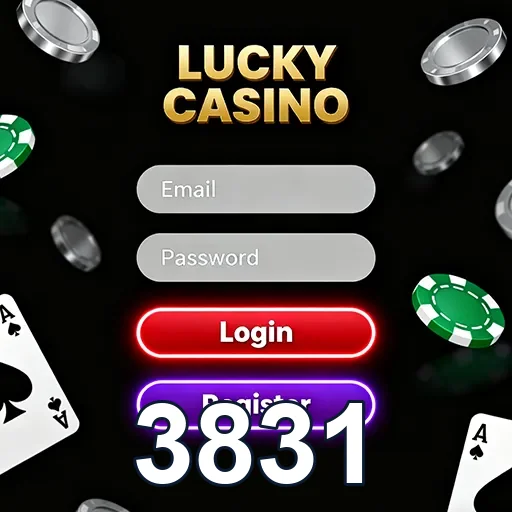 Celular com tela de login em plataforma de cassino mobile