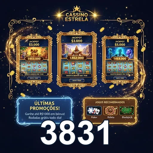 Imagem do site 3831 destacando a página inicial com layout moderno e design atrativo.